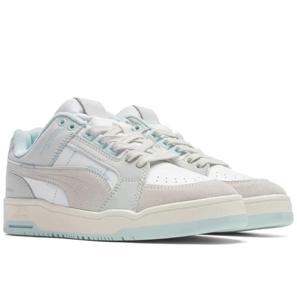 NWT Puma Women’s Slipstream Stitched Up Sneaker Marshmellow White Light Blue